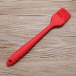 5 pezzi Pennello in silicone per cottura a olio per barbecue Pennelli per barbecue Utensili da cucina (rosso)