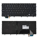 Tastiera USA con retroilluminazione per Dell xps 15 9550 9560 (nera)