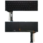 Tastiera USA con retroilluminazione per Asus GL551 GL551J GL551JK GL551JM GL551JW GL551JX G552 G552V G552VW G552VX FZ50JX GL752VW GL742VW (nero)