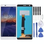 Schermo LCD TFT per Nokia 3.1 con assemblaggio completo di digitalizzatore (bianco)