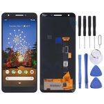 Schermo LCD OEM per Google Pixel 3a con assemblaggio completo di digitalizzatore (nero)