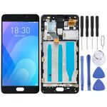Schermo LCD TFT per Meizu M6 Note Digitizer Assemblaggio completo con cornice (nero)