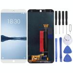 Schermo LCD originale per Meizu 15 con assemblaggio completo di digitalizzatore (bianco)
