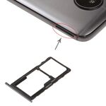 Vassoio scheda SIM + vassoio scheda SIM / vassoio scheda micro SD per Motorola Moto G5S (nero)