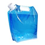 Borsa per acqua in PE per portatile pieghevole Borsa per il sollevamento dell'acqua per campeggio, escursionismo, sopravvivenza, sacca per l'idratazione (10L)