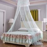 Zanzariera per soffitto sospeso circolare per uso domestico tende principessa (verde)