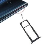 Vassoio scheda SIM + vassoio scheda SIM + vassoio scheda micro SD per Asus ZenFone Max Pro (M2) ZB631KL (nero)