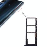 Vassoio scheda SIM + vassoio scheda SIM + vassoio scheda micro SD per Asus ZenFone Max Pro (M2) ZB631KL (blu)