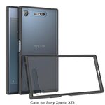 TPU antigraffio + custodia protettiva acrilica per Sony Xperia XZ1 (nero)
