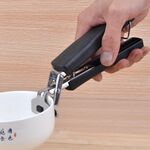 Home Camping Hinking Pentola anti-caldo anti-scottatura Ciotola per padella Gripper Pentole per cucina Supporto per braccio da picnic Manico per supporto Morsetto