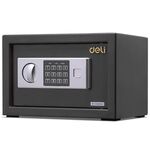 Deli Home Office Hotel Mini Electronic Security Lock Box Wall Cabinet Safety Box (Nero)