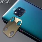 2 PCS 10D Copertura completa per telefono cellulare in metallo per fotocamera posteriore con anello di protezione per Huawei Mate 20 Pro (oro)