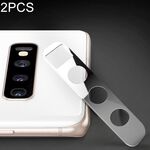 2 PCS 10D Copertura totale per telefono cellulare Copertura protettiva per obiettivo posteriore in metallo per Samsung Galaxy S10