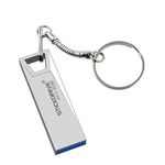 STICKDRIVE 64 GB USB 3.0 Mini disco U in metallo ad alta velocità (grigio argento)