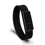 MicroDrive 8 GB USB 2.0 Braccialetto Fashion Wristband U Disk (nero)