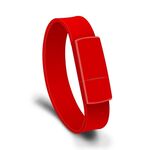 MicroDrive 16 GB USB 2.0 Braccialetto Fashion Braccialetto U Disco (rosso)