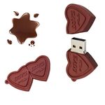 MicroDrive 8 GB USB 2.0 Creative Heart Chocolate U Disk
