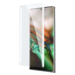 Vetro temperato curvo liquido UV per Galaxy Note 10, supporto sblocco impronta digitale