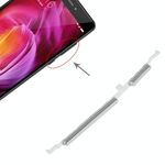 Pulsante di accensione e pulsante di controllo del volume per Xiaomi Redmi Note 4 (argento)