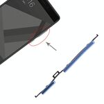 Pulsante di accensione e pulsante di controllo del volume per Xiaomi Redmi Note 4X (blu)