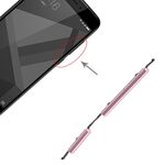 Pulsante di accensione e pulsante di controllo del volume per Xiaomi Redmi 4X (rosa)
