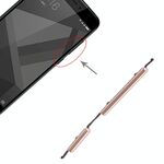 Pulsante di accensione e pulsante di controllo del volume per Xiaomi Redmi 4X (oro)