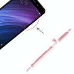 Pulsante di accensione e pulsante di controllo del volume per Xiaomi Redmi 4A (rosa)