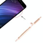 Pulsante di accensione e pulsante di controllo del volume per Xiaomi Redmi 4A (oro)