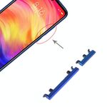 Pulsante di accensione e pulsante di controllo del volume per Xiaomi Redmi Note 7 Pro / Redmi Note 7 (blu)