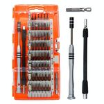 60 in 1 S2 Tool Steel Kit di strumenti per la riparazione di punte per cacciavite di precisione in acciaio per utensili (arancione)