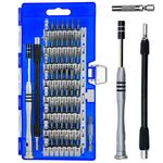 60 in 1 S2 Tool Steel Kit di strumenti di riparazione per cacciaviti di precisione per cacciaviti di precisione (blu)