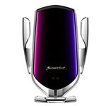 Caricatore wireless per auto a infrarossi intelligente a infrarossi (argento)