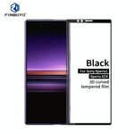 Pellicola in vetro temperato curvo 3D PINWUYO 9H per Sony Xperia 1 / Xperia XZ4 （Nero）