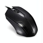 Mouse da gioco ottico cablato universale USB Chasing Leopard 129 con contrappeso, lunghezza: 1,3 m (nero)