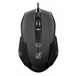 Mouse da gioco ottico con cavo USB satinato Chasing Leopard 512G, lunghezza: 1,3 m (nero)