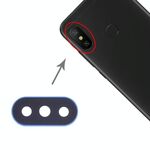 Copriobiettivo per fotocamera da 10 PC per Xiaomi Redmi 6 Pro / MI A2 Lite (blu)