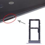 Vassoio scheda SIM + vassoio scheda SIM / vassoio scheda micro SD per LG V30 VS996 LS998U H933 LS998U (argento)