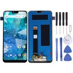 Schermo LCD TFT per Nokia 7.1 TA-1085 TA-1095 TA-1096 con digitalizzatore Full Assembly (nero)