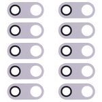 Obiettivo fotocamera posteriore 10 PC per LG V30 H930 H933 (argento)