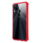 TPU antigraffio + custodia protettiva acrilica per Asus Zenfone Max Pro (M2) ZB631KL (rosso)