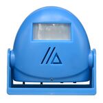 Campanello intelligente senza fili Sensore di movimento a infrarossi Avviso vocale Campanello di avvertimento Allarme (blu)