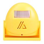 Campanello intelligente senza fili Sensore di movimento a infrarossi Avviso vocale Campanello di avvertimento Allarme (giallo)