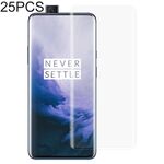 25 PCS Pellicola in vetro temperato a schermo intero con bordo curvo 3D per OnePlus 7 Pro (trasparente)