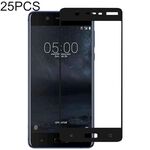 Pellicola proteggi schermo in vetro temperato con colla piena da 25 pezzi per Nokia 5