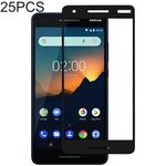 Pellicola proteggi schermo in vetro temperato con colla piena da 25 pezzi per Nokia 2.1