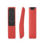 Custodia protettiva del telecomando del silicone dell'anti-drop impermeabile universale per Samsung Smart TV (rosso)