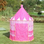 Tenda da spiaggia per bambini ultralarge Giocattolo per bambini Gioco per bambini Casa per bambini Principessa Principe Castello Giocattoli da esterno per interni Tende Regali di Natale (rosa)