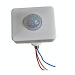 Interruttore per faretti da parete con sensore di movimento a infrarossi PIR di sicurezza automatica, dimensioni: 10 mm (bianco)