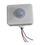 Interruttore per faretti da parete con sensore di movimento a infrarossi PIR di sicurezza automatica, dimensioni: 12 mm (bianco)