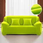 Copridivano in tessuto felpato Copridivano spesso Copridivano elastico per divano Non includono federa, specifica: 3 posti 190-230 cm (verde)